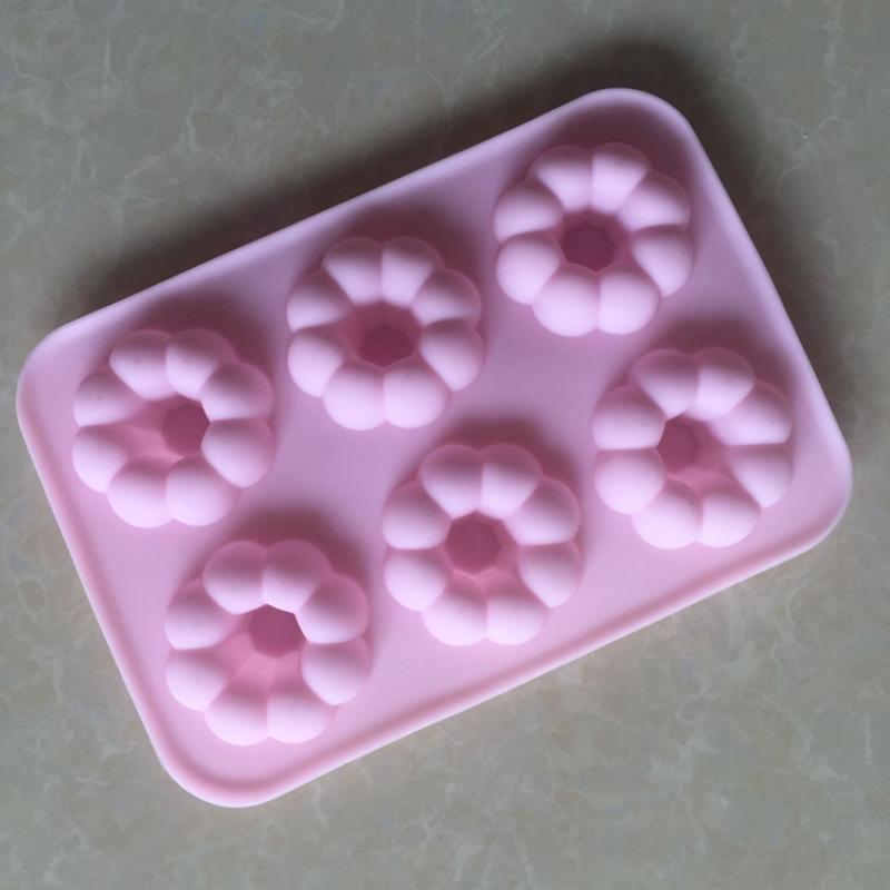 Donut Mold Silicone - Cetakan Donat Silikon Anti Lengket 6