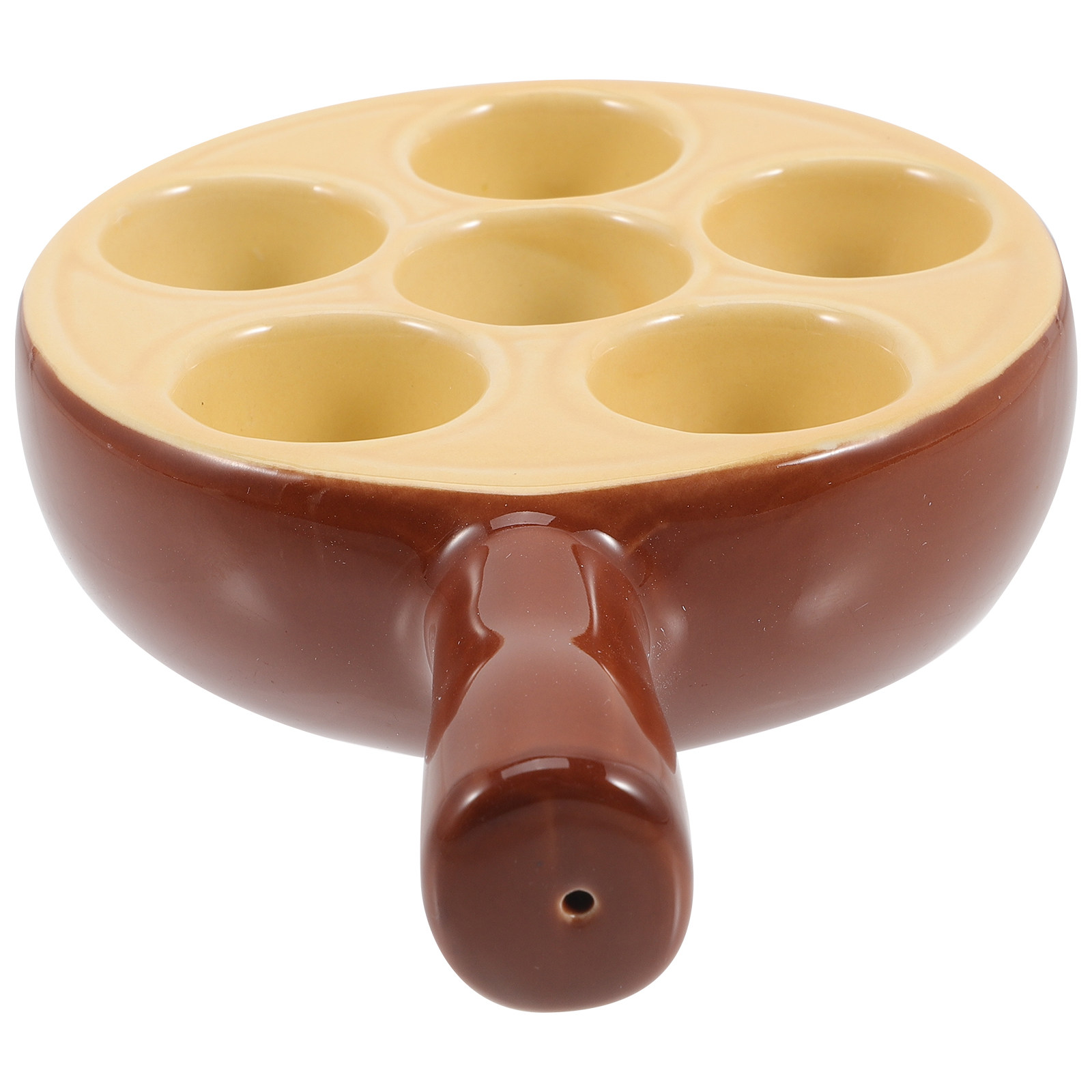 Takoyaki Grill Plate - Piring Sajian Keramik untuk Escargot 12