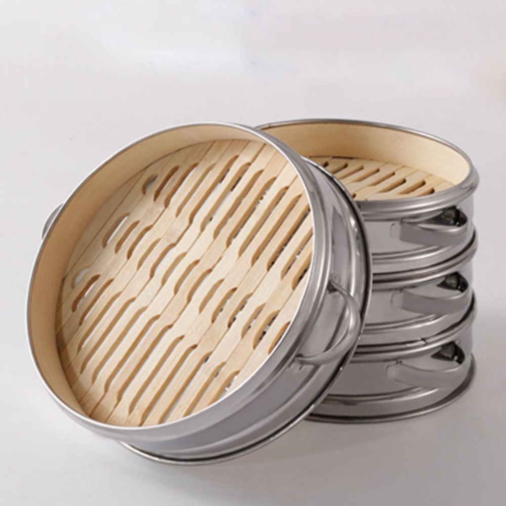 Alat Memasak Dim Sum Bulat Rak - Bao Steamer Bamboo ulasan dan harga