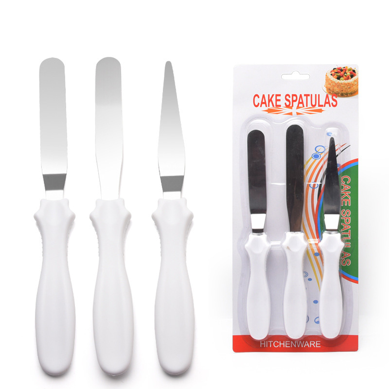 3 Buah/Set Spatula Kue Mentega - Okonomiyaki Spatula ulasan dan harga