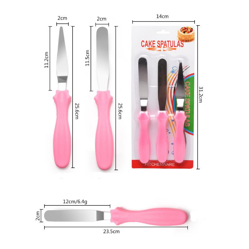 3 Buah/Set Spatula Kue Mentega - Okonomiyaki Spatula ulasan dan harga