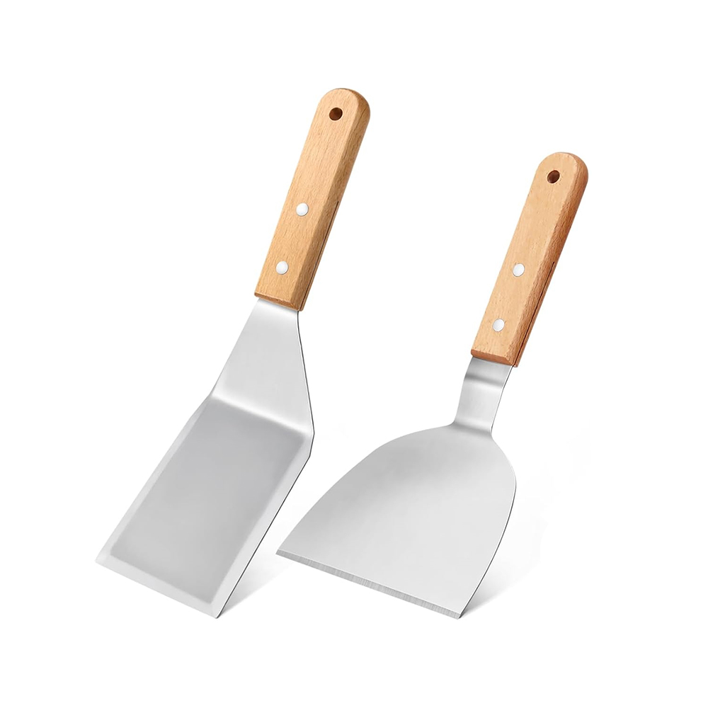 LMETJMA Set Spatula Logam Stai - Okonomiyaki Spatula ulasan dan harga