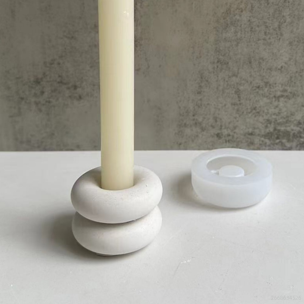 Tempat lilin donat bundar ceta - Donut Mold Silicone ulasan dan harga